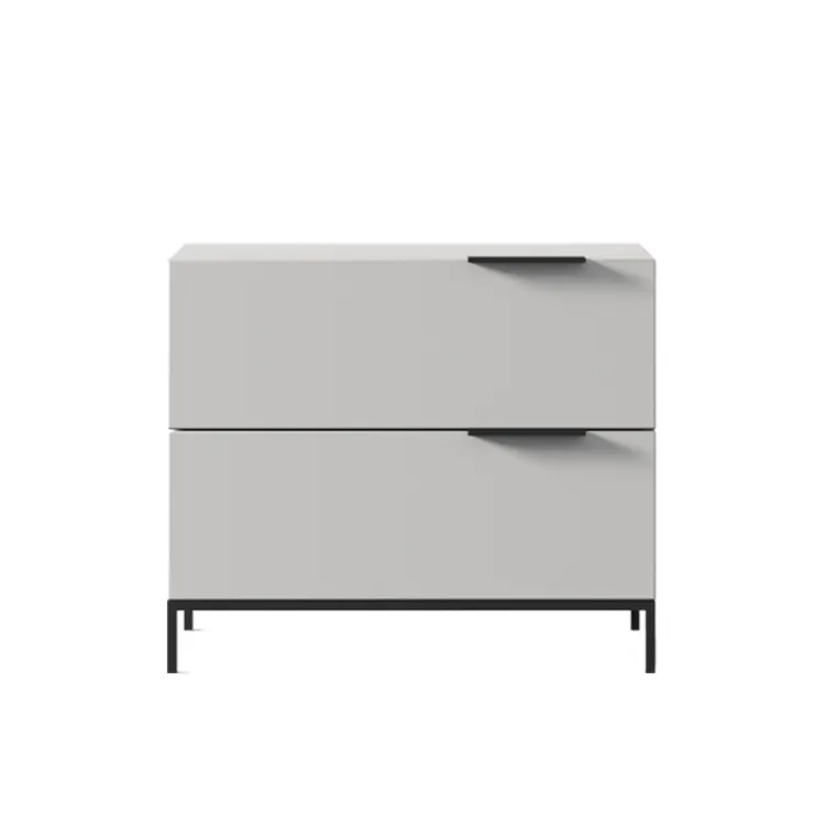 Minimalist White Bedside Table MLBT-053