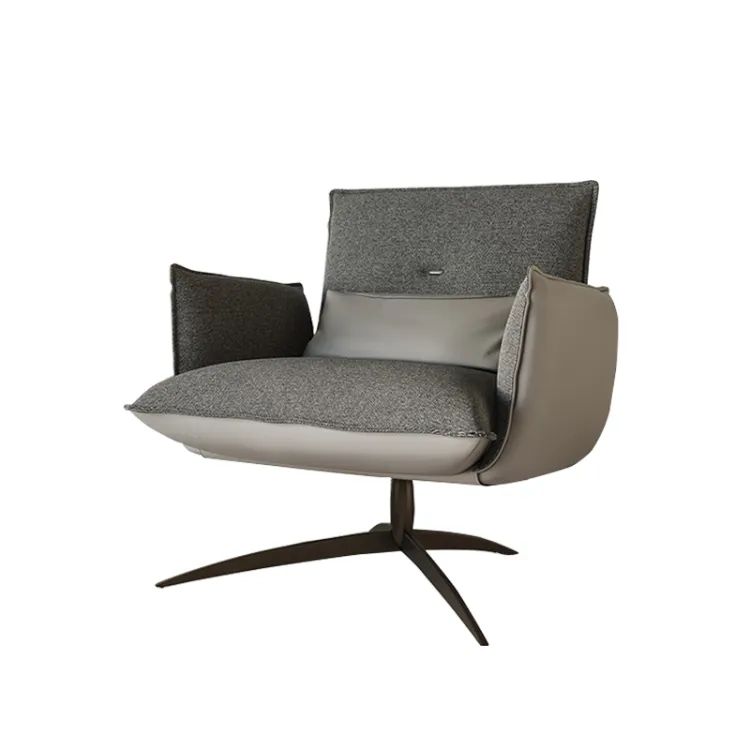 Minimalist Grey Metal Leisure Chair MFLC-780