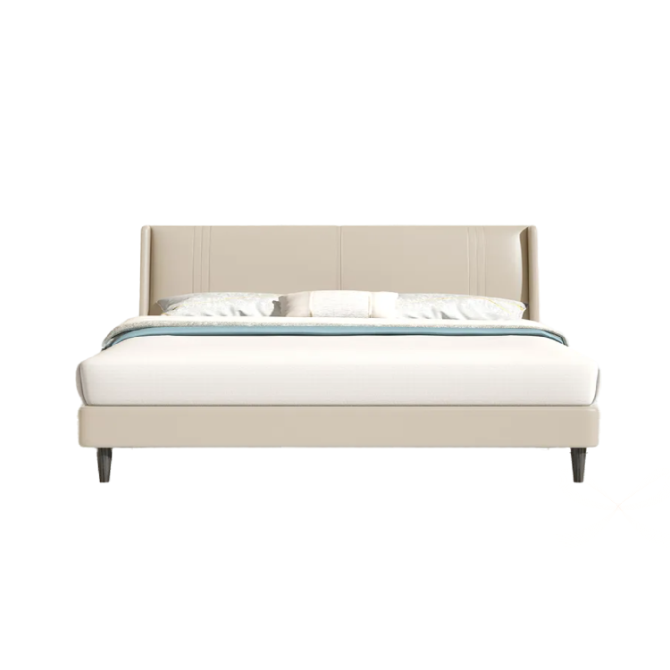 Simple Modern Leather Soft Bed MXLM-2105