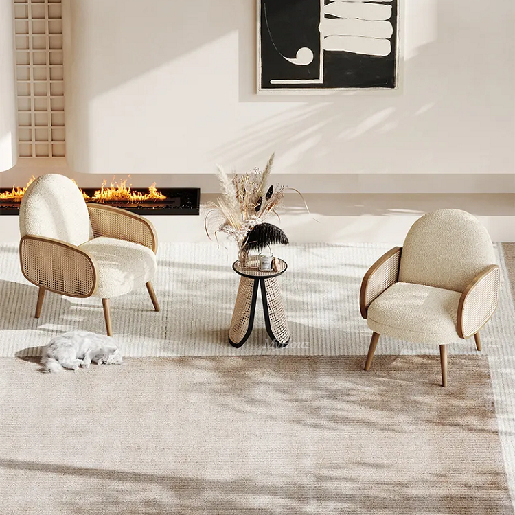 Minimalist Lambswool Leisure Chair MLPC-472