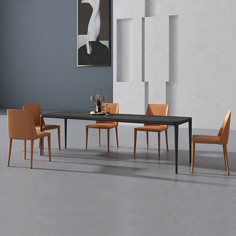 Italian Minimalist Dining Table MLPT- 001 & Chairs MLPC-008