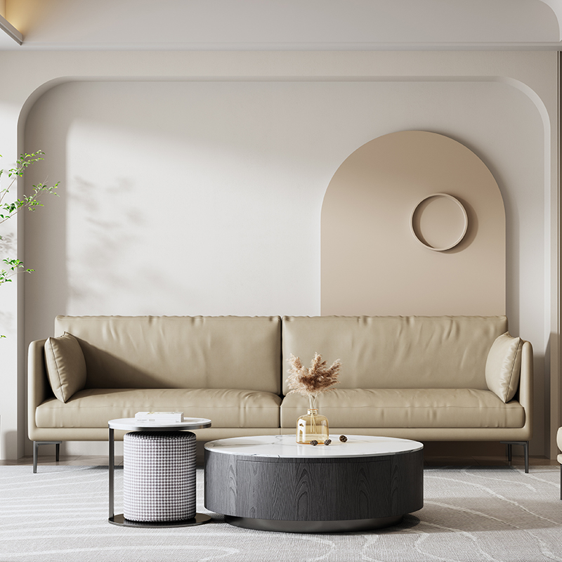 Simple Modern Leathaire Sofa IMLS-046