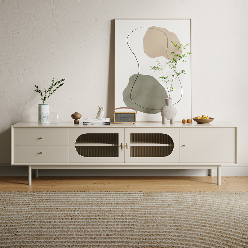 Modern Cream Color TV Cabinet ITVC-029