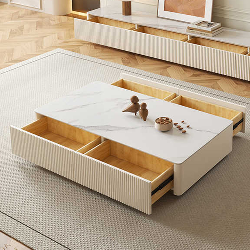 Modern Cream Color Tea Table ITT-031