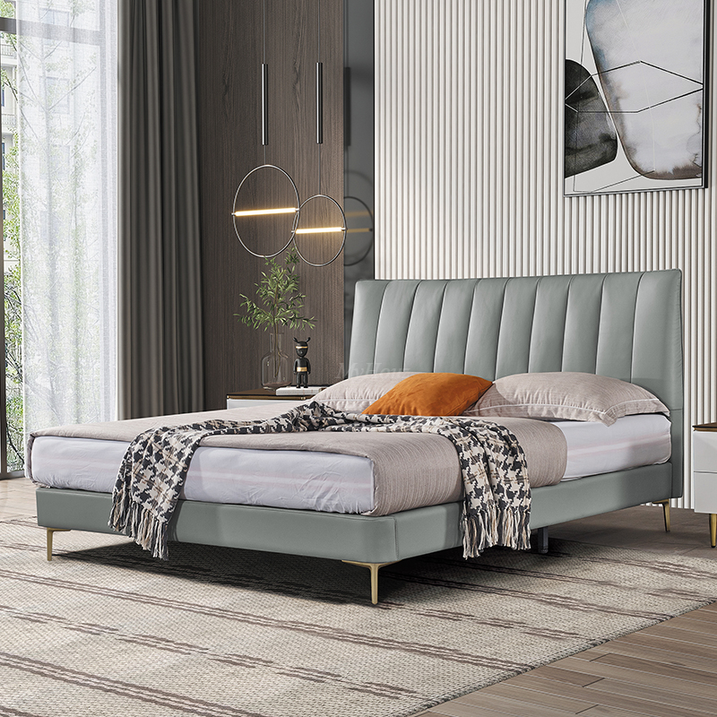 Light Luxury Leather Bed ILB-031