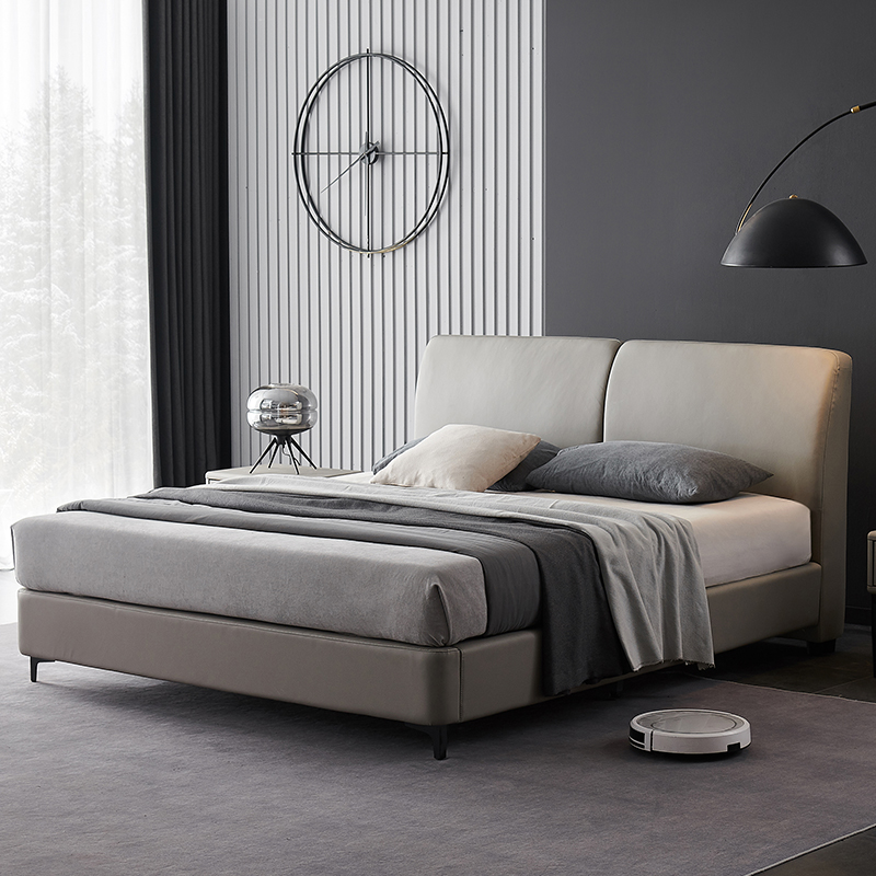 Modern Leather Soft Bed ISB-004