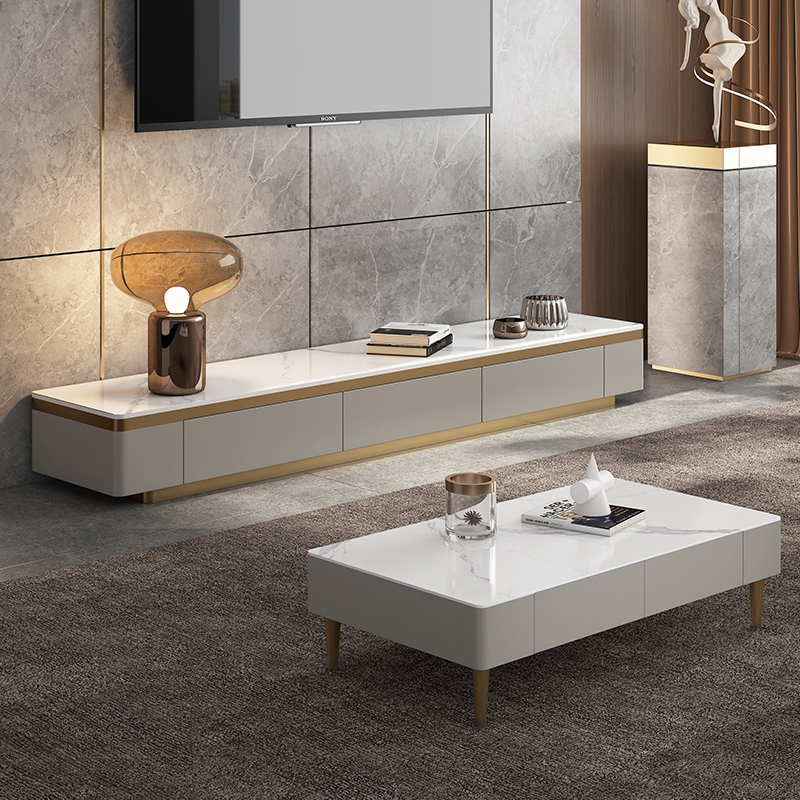 Light Luxury Sintered Stone Tea Table ITT-021