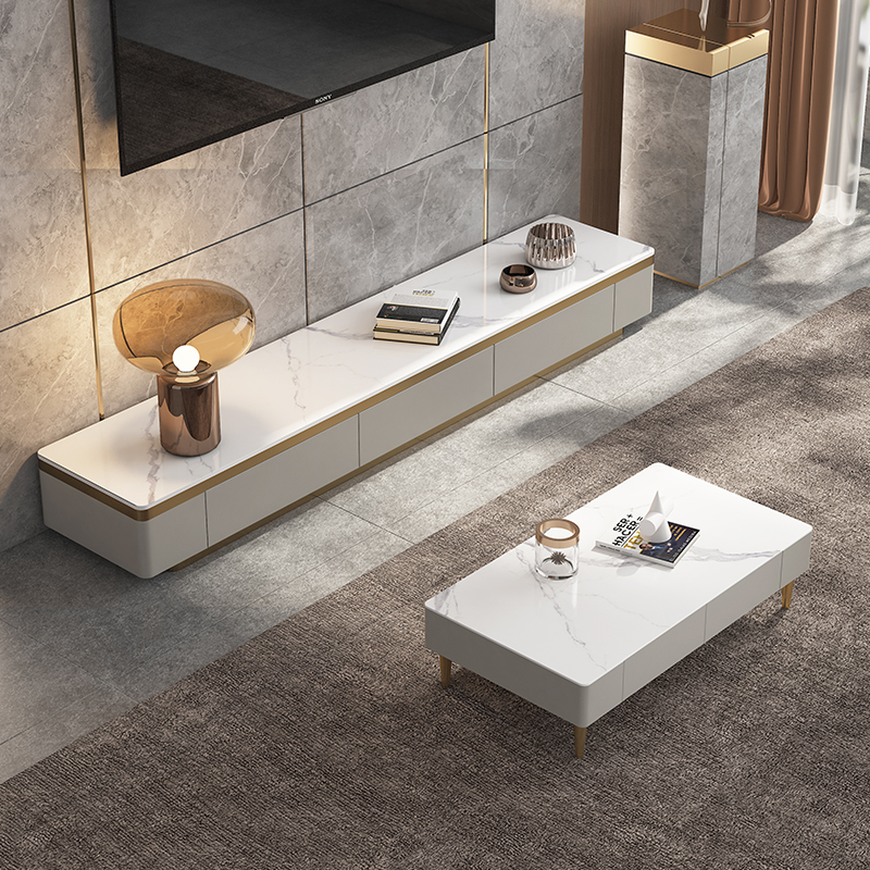 Light Luxury Sintered Stone Tea Table ITT-021