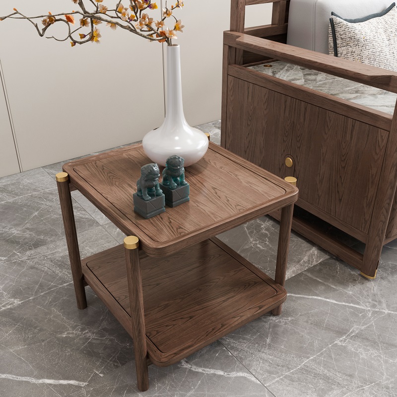 New Chinese Style Solid Wood Slate Tea Table ZACJB-011/TV Cabinet