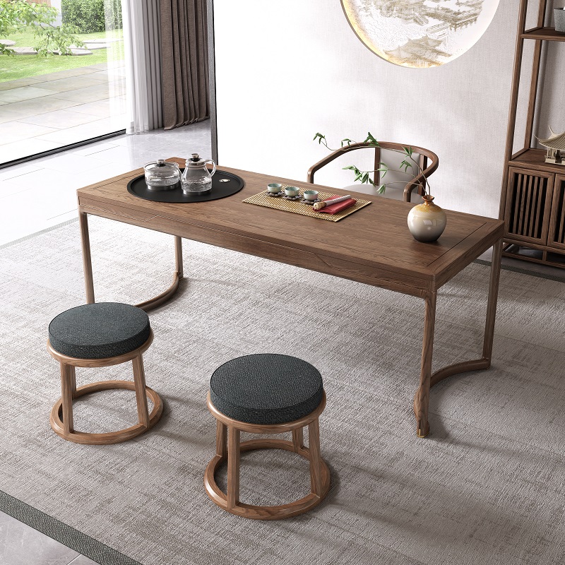 New Chinese Style Solid Wood Tea Table ZACT-001-1400