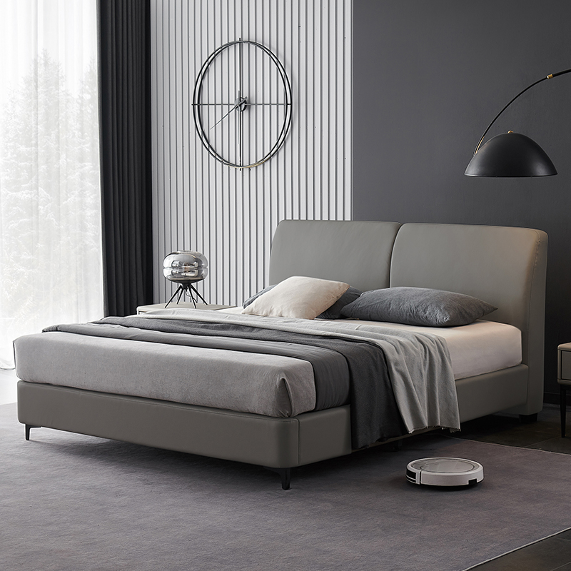 Modern Leather Soft Bed ISB-004