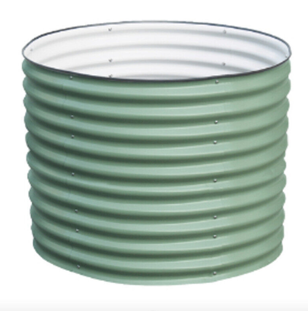 32'' Tall 42'' Round Modular AlumnZinc Mag VEGRU Raised Garden Beds