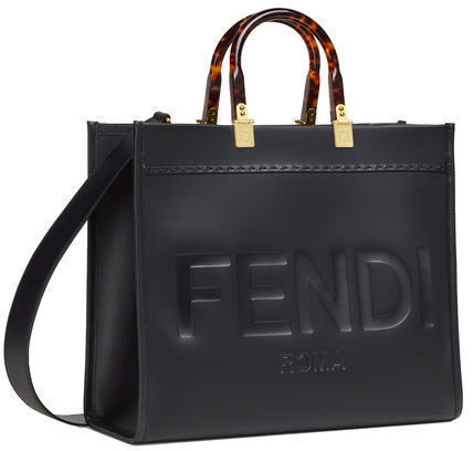 FENDI トートバッグ 国内即発☆FENDI サンシャイン ミディアム トート バッグ レザー(5)