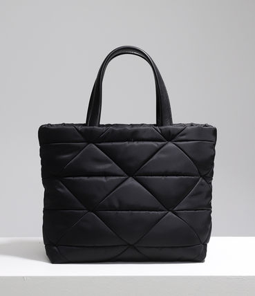 PRADA ショルダーバッグ・ポシェット 関税負担なし☆PRADA プラダ パデッドナイロン トートバッグ(3)