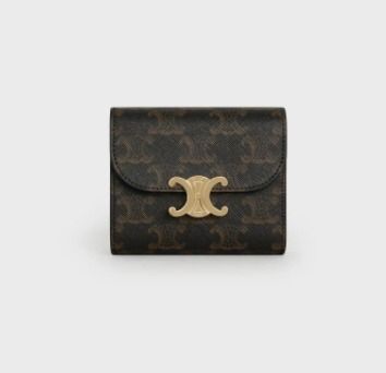 CELINE 折りたたみ財布 【CELINE】スモール トリオンフウォレット / キャンバス(7)