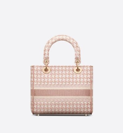 Dior ショルダーバッグ・ポシェット DIOR レディ D-ライト バッグ M 千鳥格子 CD 送料込み 限定(12)