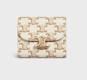 CELINE 折りたたみ財布 【CELINE】スモール トリオンフウォレット / キャンバス(2)