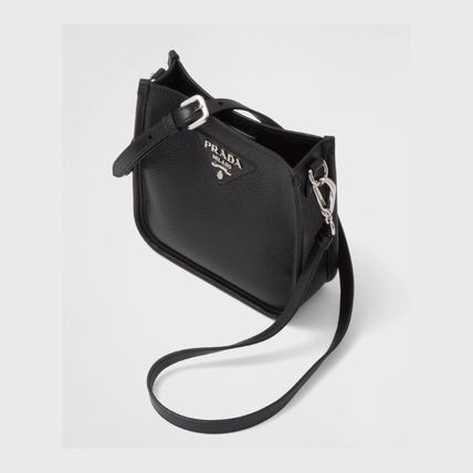PRADA ショルダーバッグ・ポシェット PRADA＊Leather mini shoulder ミニショルダーバッグ＊送料込(5)