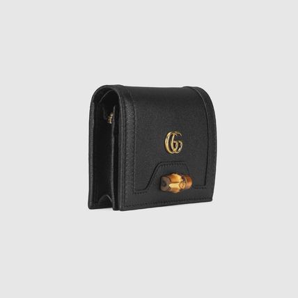 GUCCI 折りたたみ財布 【Gucci】バンブー付き カードケース ウォレット(5)