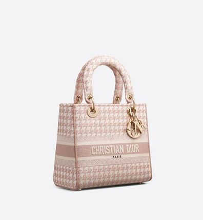 Dior ショルダーバッグ・ポシェット DIOR レディ D-ライト バッグ M 千鳥格子 CD 送料込み 限定(9)