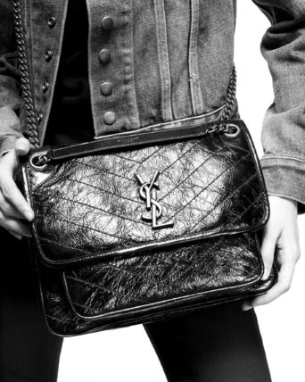 Saint Laurent ショルダーバッグ・ポシェット SAINT LAURENT ニキ ミディアム ヴィンテージレザー 2way(3)