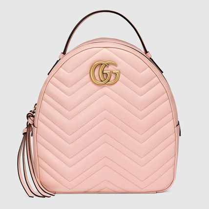 GUCCI バックパック・リュック GUCCIグッチGGマーモントMarmontキルティングレザーバックパック(3)