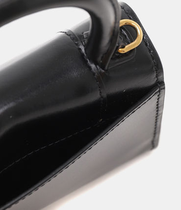 BALENCIAGA ショルダーバッグ・ポシェット 関税負担なし☆BALENCIAGA HOURGLASS ミニ TOP HANDLE バッグ(7)