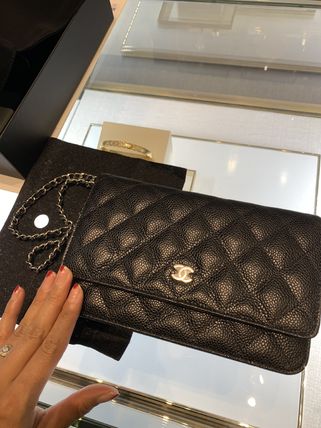 CHANEL ショルダーバッグ・ポシェット 【憧れ】CHANELチェーンウォレット　マトラッセバックセレブ愛用(5)