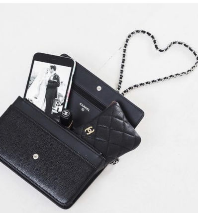 CHANEL ショルダーバッグ・ポシェット 【憧れ】CHANELチェーンウォレット　マトラッセバックセレブ愛用(18)