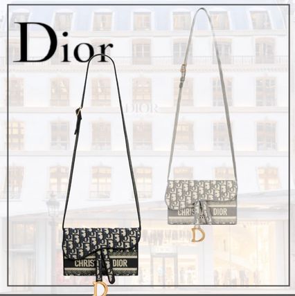 Dior ショルダーバッグ・ポシェット おしゃれ☆ DIOR☆ SADDLE スリムポーチ(4)