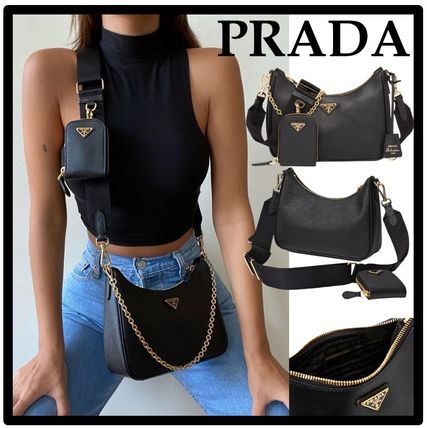 PRADA ショルダーバッグ・ポシェット ★関税込★PRADA★Re-Edition 2005 サフィアーノレザー バッグ★