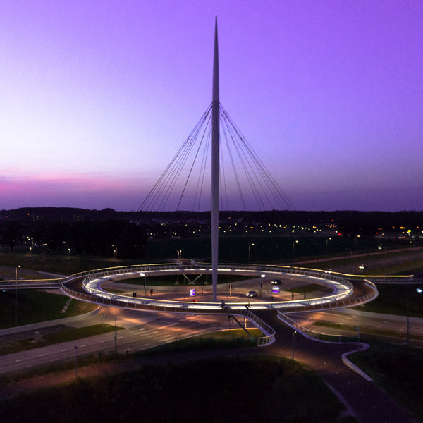 Hovenring bicycle bridge adriaan kok