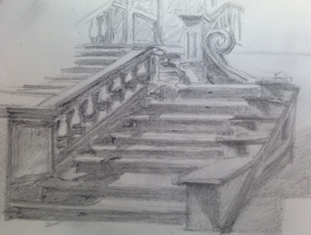 Laurentian Library travel sketch