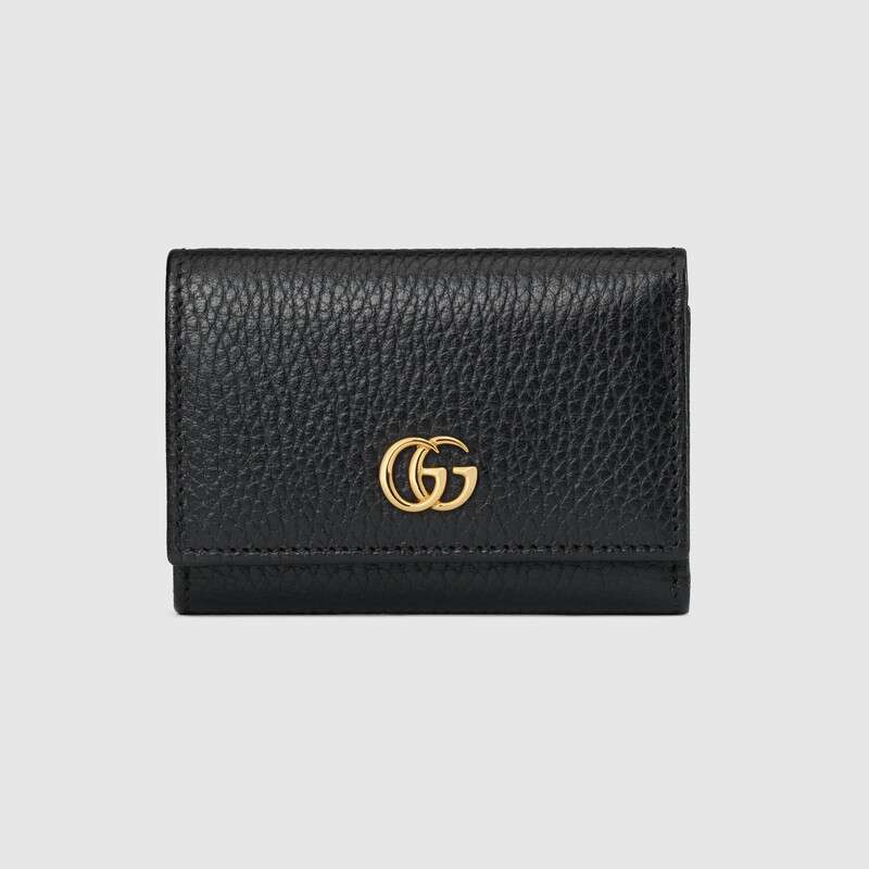 GUCCI】Gucci☆3つ折り財布〔GGマーモント〕ミディアム ウォレット