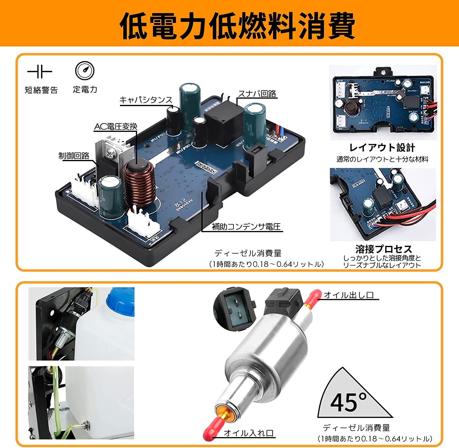 JUJIXJRQ FFヒーター 5KW 12V 一体式組み立てなし車用ヒーター軽油 灯油 パーキングヒーター ディーゼルヒーターキット エアヒーター 低燃費 省エネ 10L燃料タンク 部品 LCDスクリーン リモコン付き 船舶 トラック バン キャンピングカー バスに適用 除雪 除霜 ガラス凍結防止 モニターサーモスタットアルミシェル 