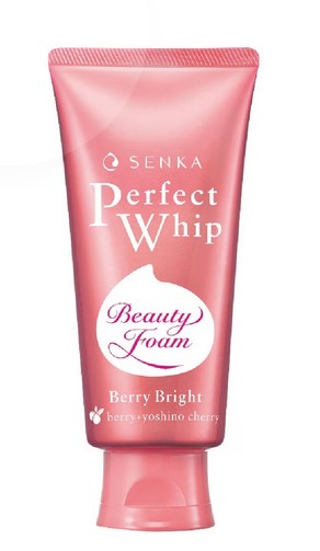 Shiseido Senka Facial Wash Perfect Whip Berry Bright 100g
