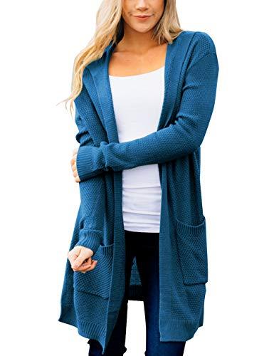 Women's Long Sleeve Open Front Knit Sweater Cardigan Outwear