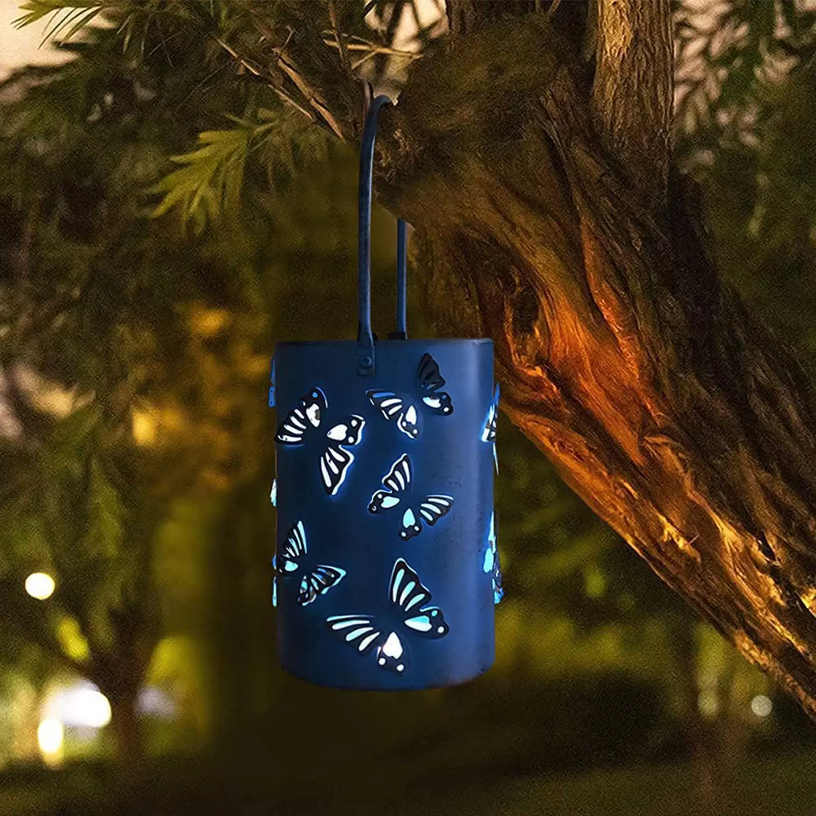 Solar Lamps Garden Lantern Butterfly Lights Decorative Table Lamp Gift