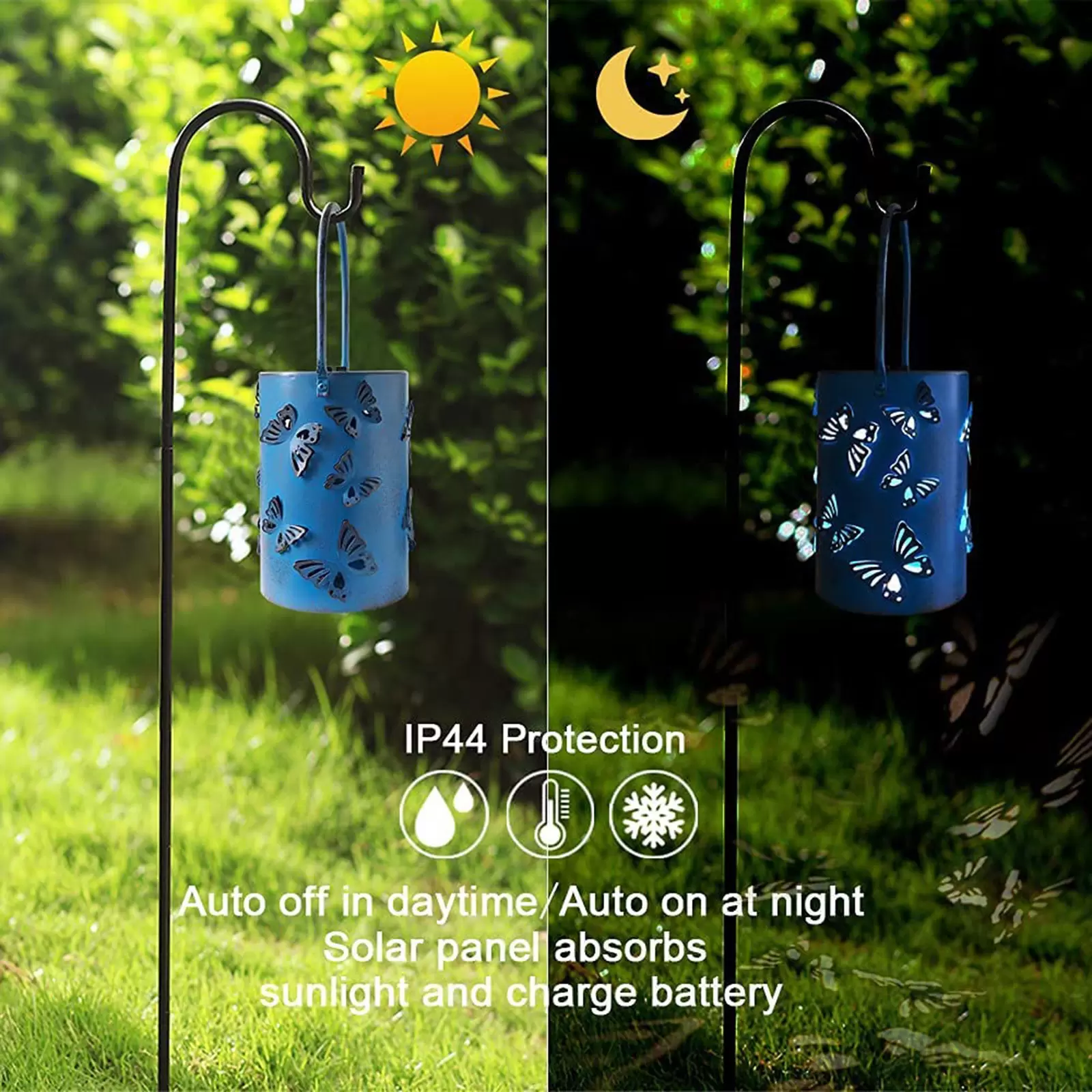 Solar Lamps Garden Lantern Butterfly Lights Decorative Table Lamp Gift