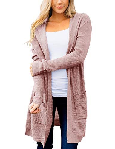 Women's Long Sleeve Open Front Knit Sweater Cardigan Outwear