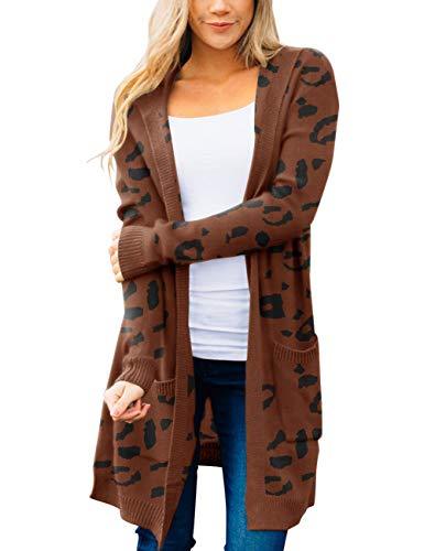 Women's Long Sleeve Open Front Knit Sweater Cardigan Outwear