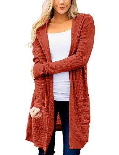 Women's Long Sleeve Open Front Knit Sweater Cardigan Outwear