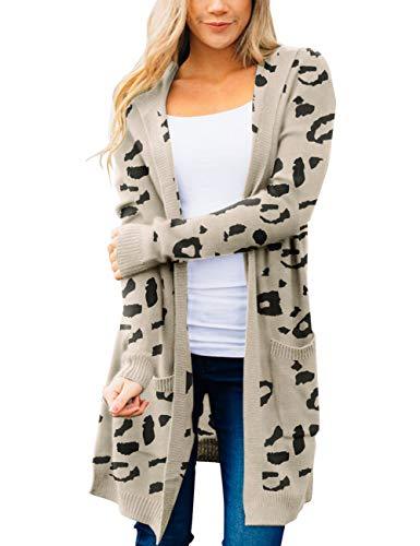Women's Long Sleeve Open Front Knit Sweater Cardigan Outwear