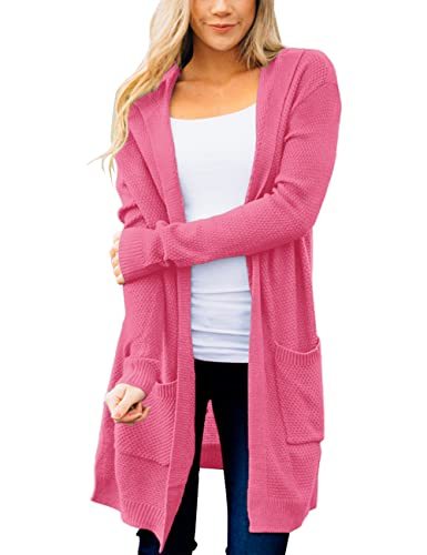 Women's Long Sleeve Open Front Knit Sweater Cardigan Outwear