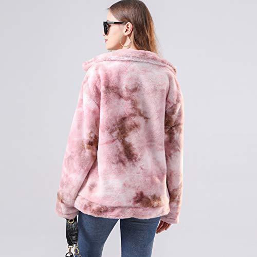 Womans Winter Fall Tie Dye Sweatshirt Fleece Long Sleeve Jacket Sweatshirt Coat for Women with Pockets Zip Up C0