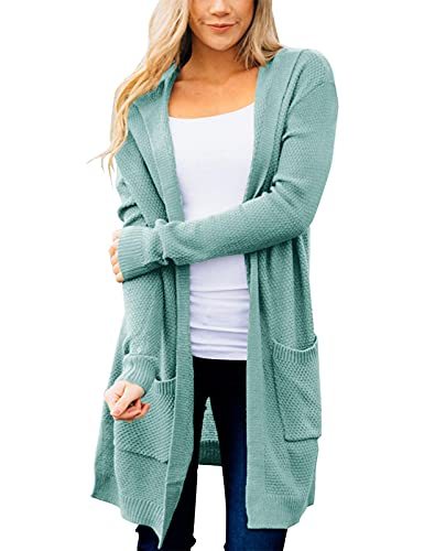Women's Long Sleeve Open Front Knit Sweater Cardigan Outwear