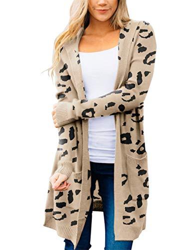 Women's Long Sleeve Open Front Knit Sweater Cardigan Outwear