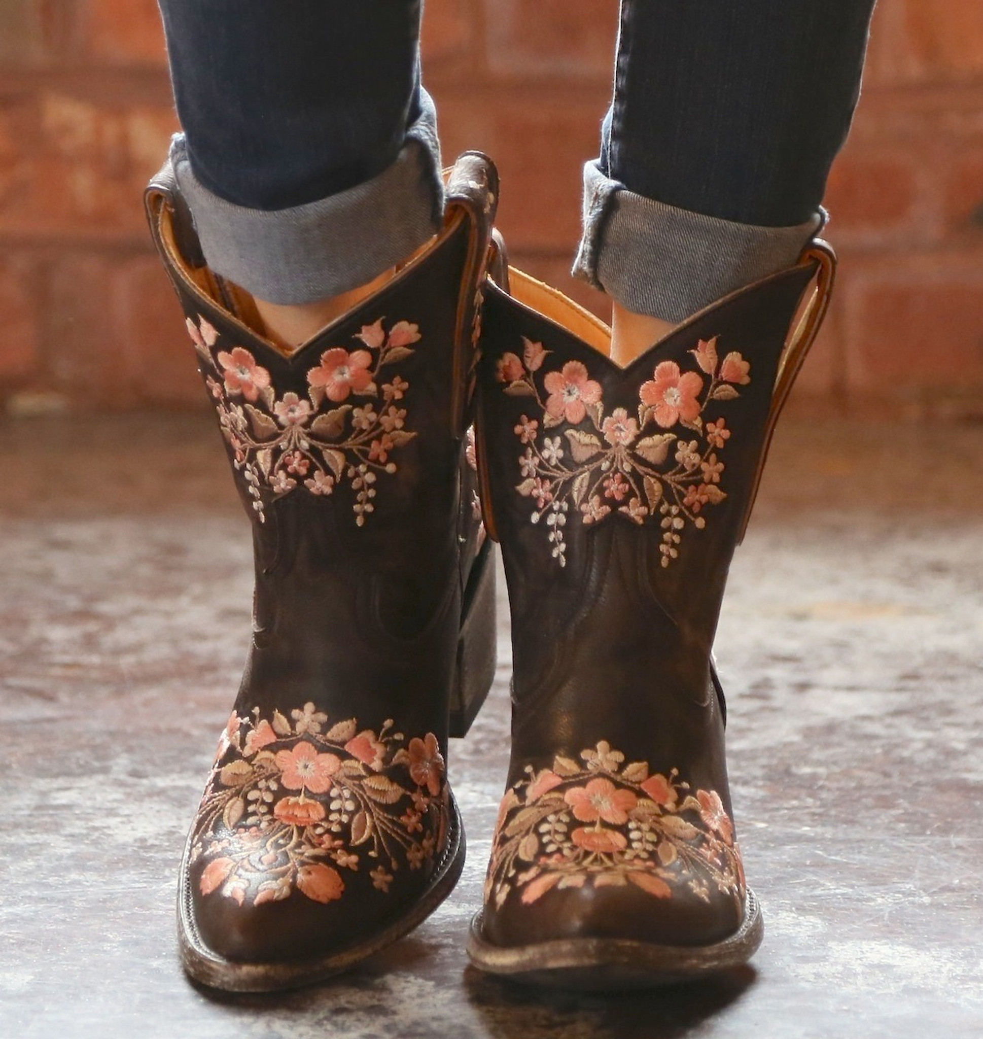 Women's Vintage Western Short Boots