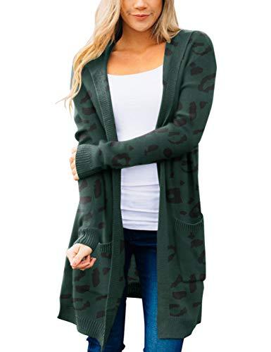 Women's Long Sleeve Open Front Knit Sweater Cardigan Outwear
