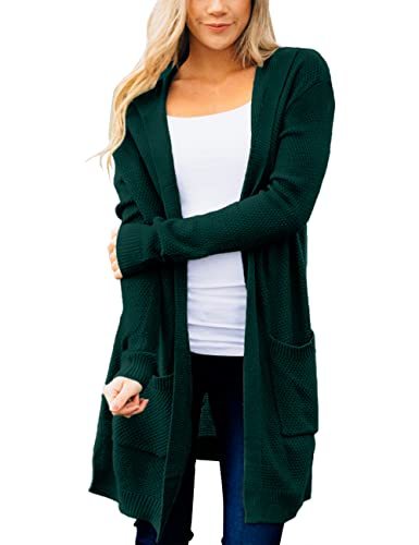 Women's Long Sleeve Open Front Knit Sweater Cardigan Outwear